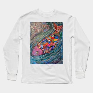 Quilted Carp Long Sleeve T-Shirt